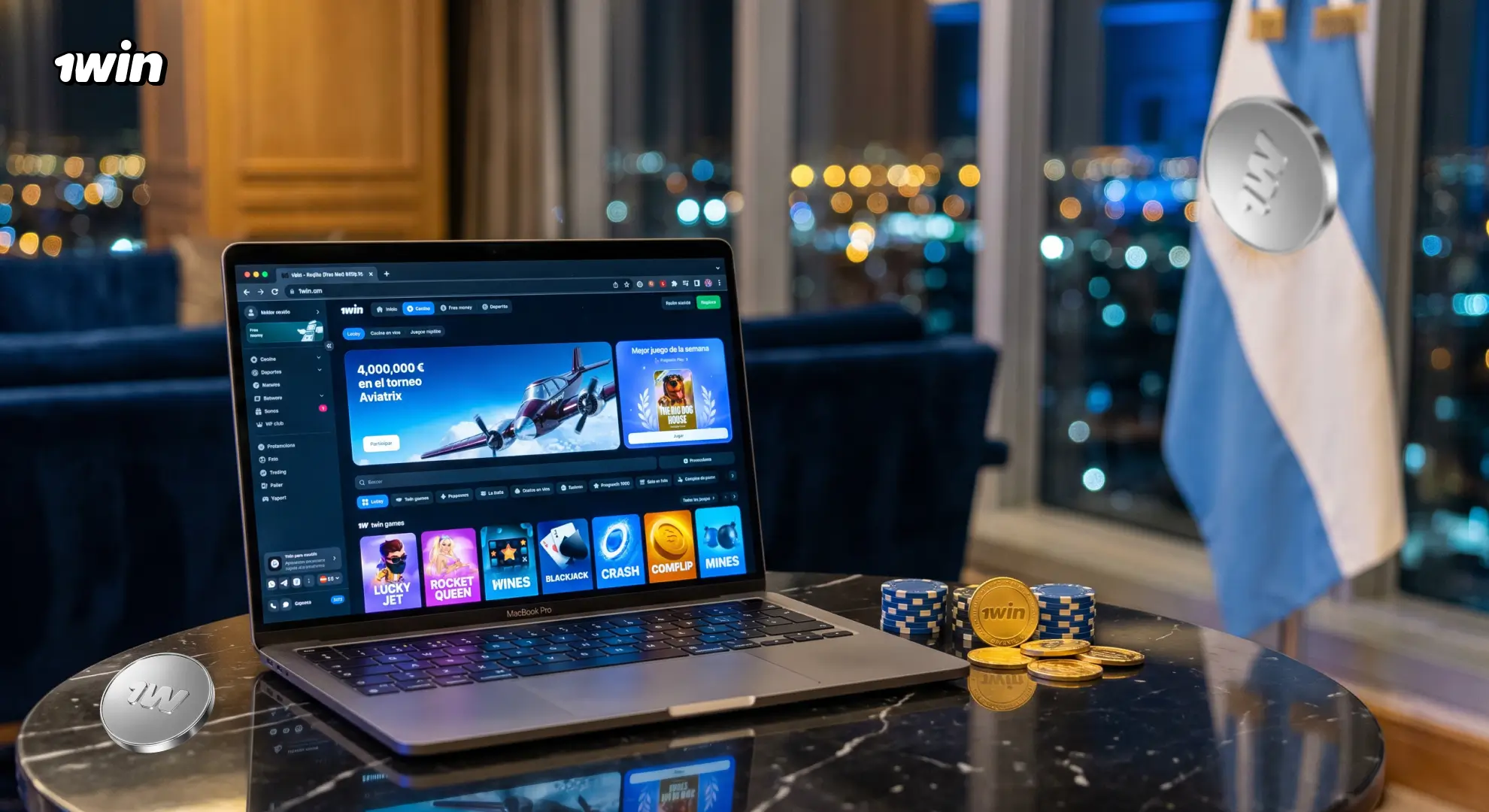 1win Argentina casino online y apuestas deportivas